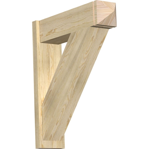 Ekena Millwork Traditional Rough Sawn Arts and Crafts Outlooker, Douglas Fir, 8"W x 30"D x 34"H OUT08X30X34TRA03RDF - main